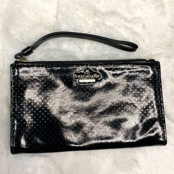 KATE SPADE New York Black Wristlet - Picture 1 of 3